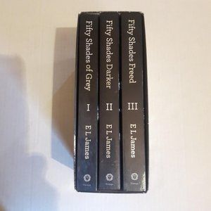 Fifty Shades of Grey Trilogy Box Set of 3 Paperback books  EL James